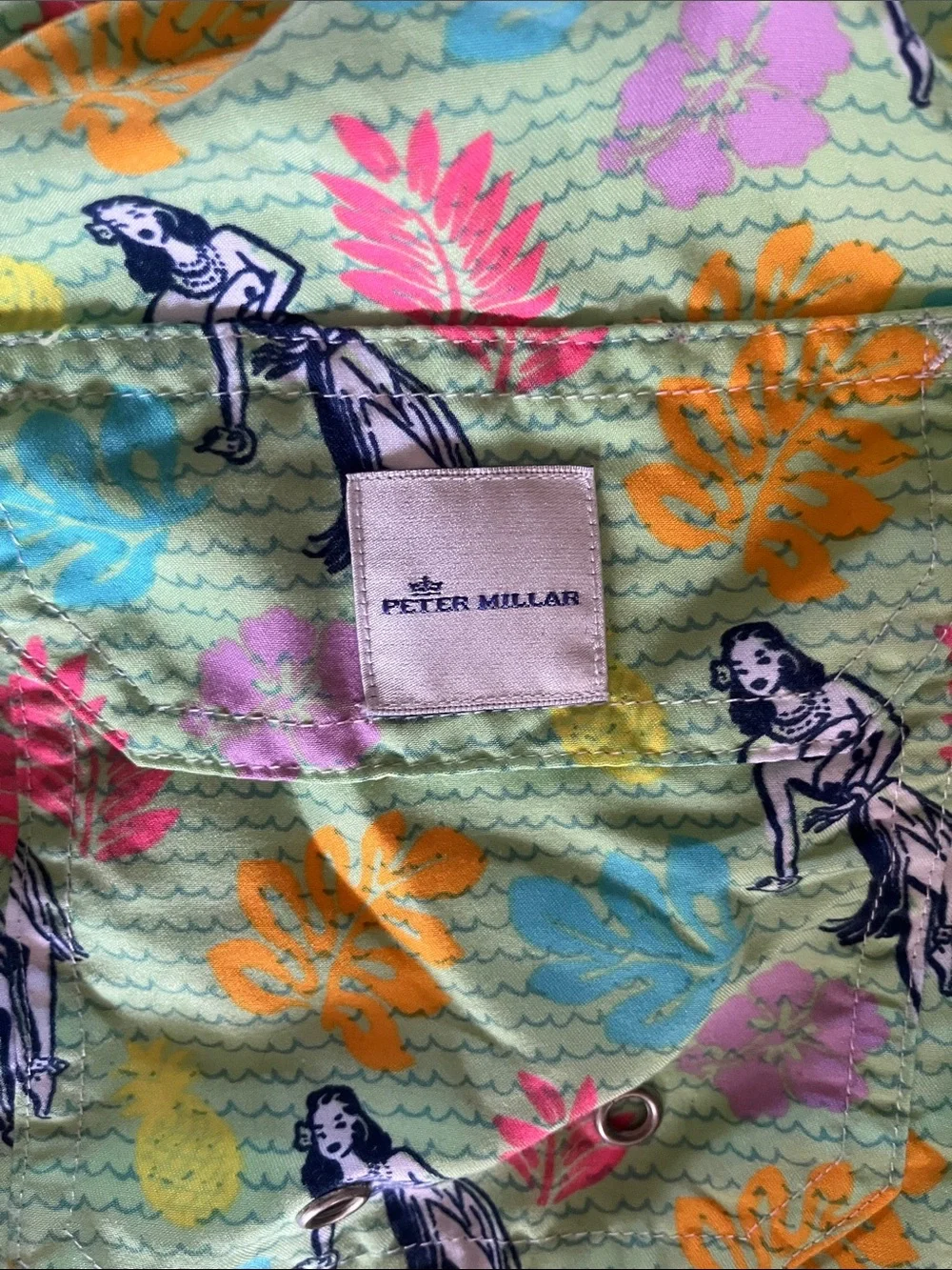 Peter Millar Men’s Tropical Print Swim Shorts size Small